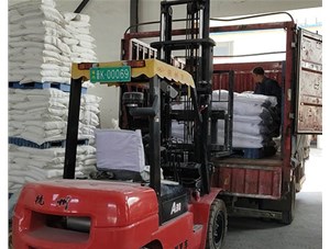 發(fā)往河北數(shù)量5噸產品型號XJT-4000A(改性煅燒高嶺土)