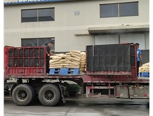 7.26發(fā)往江蘇數(shù)量33噸產(chǎn)品型號XJT-4000A(改性煅燒高嶺土)